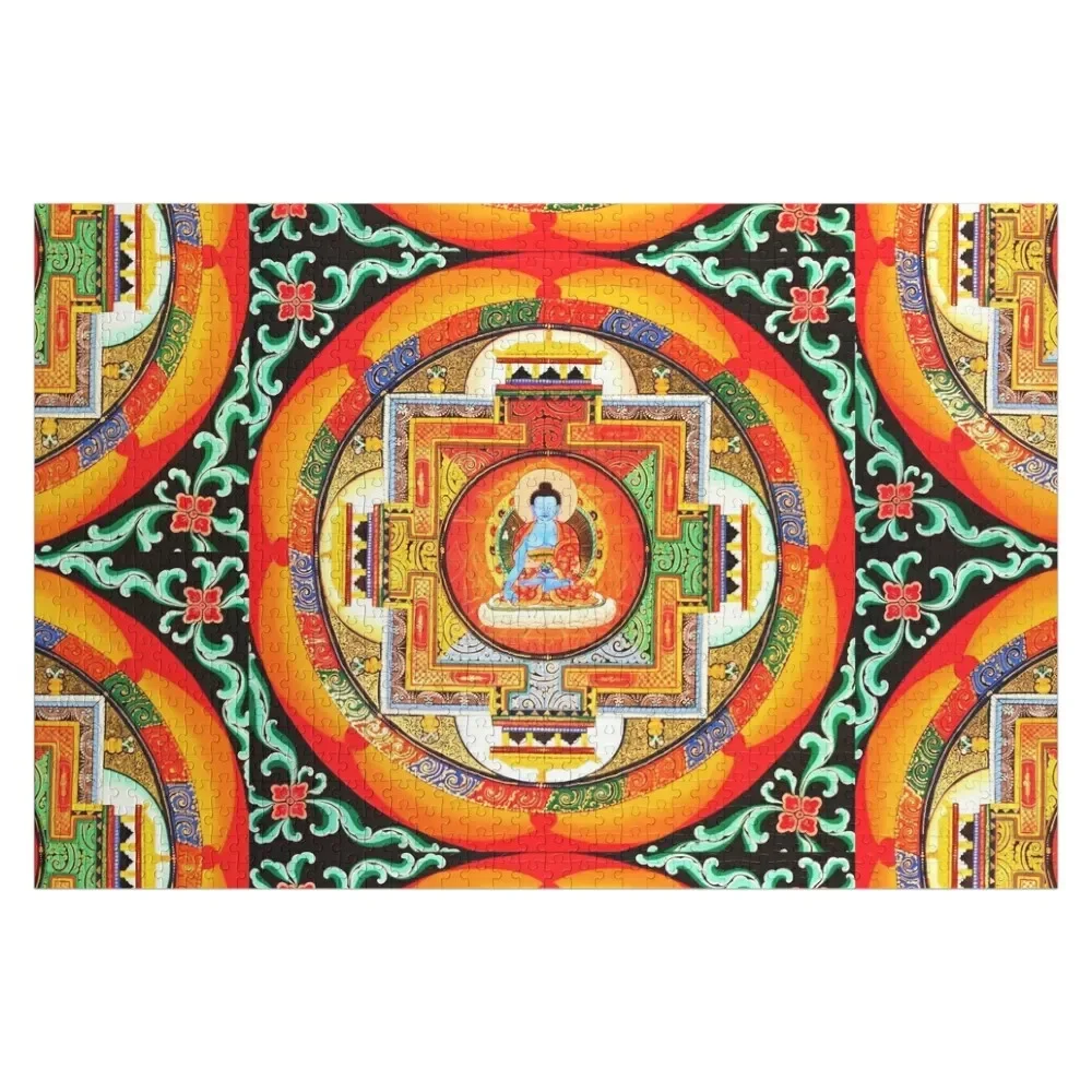 

Buddhist Mandala 26 Jigsaw Puzzle Custom Child Personalized Name Puzzle
