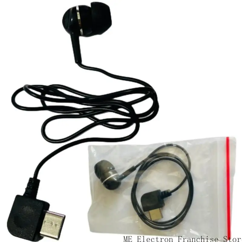 T5EA mono ในชุดหูฟังประเภท C ประเภท C ที่เข้ากันได้กับการก่อสร้างแบบพกพาไมโครโฟน