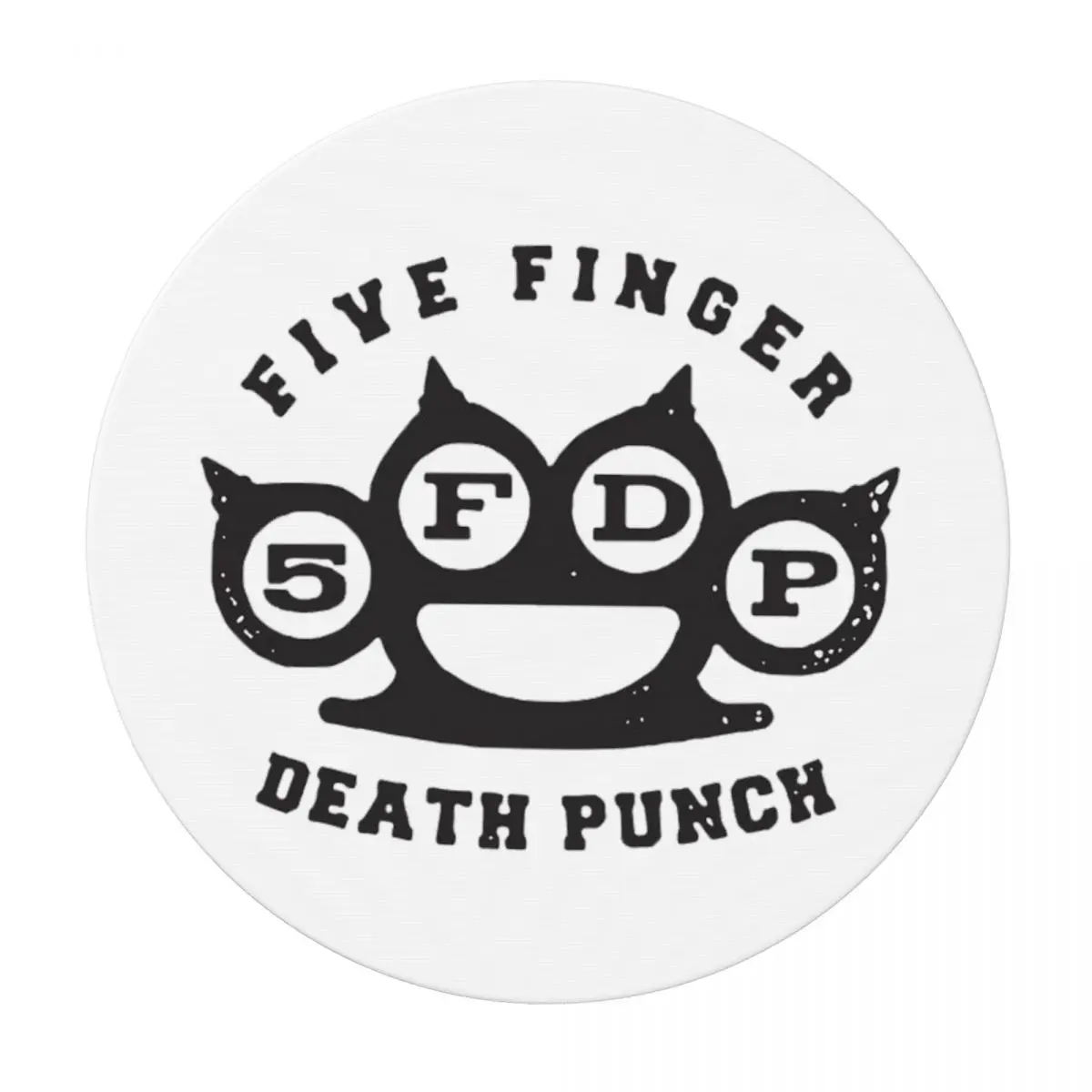 Five Finger Death Punch Waterproof Round Tablecloth Oilproof Table Cloth for Kitchen Events Dining Table Cover