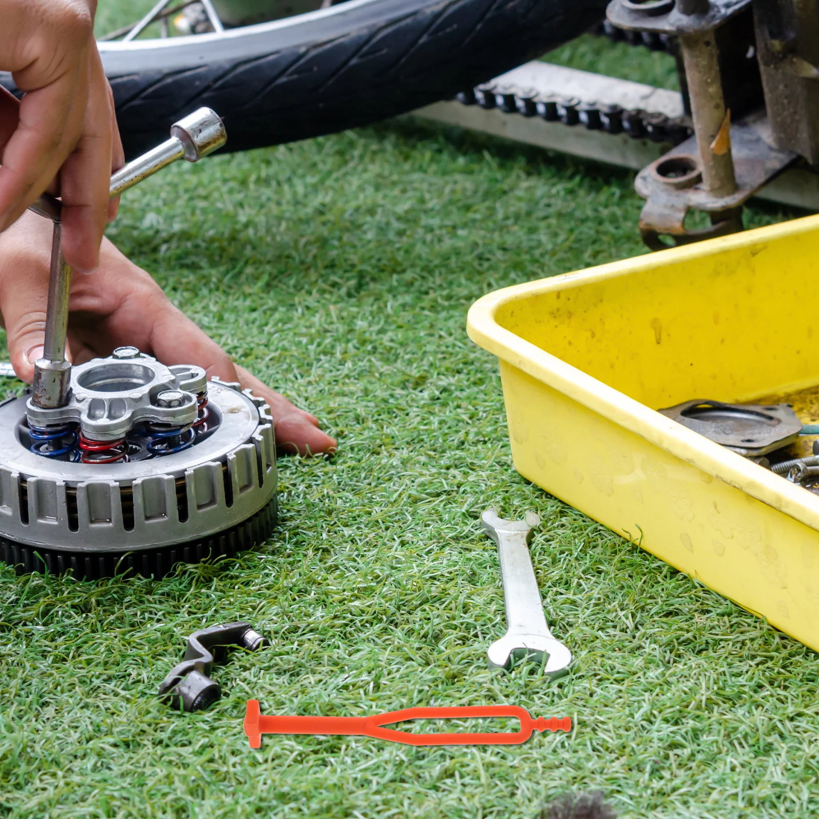 

Rubber Side Stand Strap For Motorcycle Durable Kickstand Foot Support Off-Road Scooter Parts Electric Motorcycle Accessories