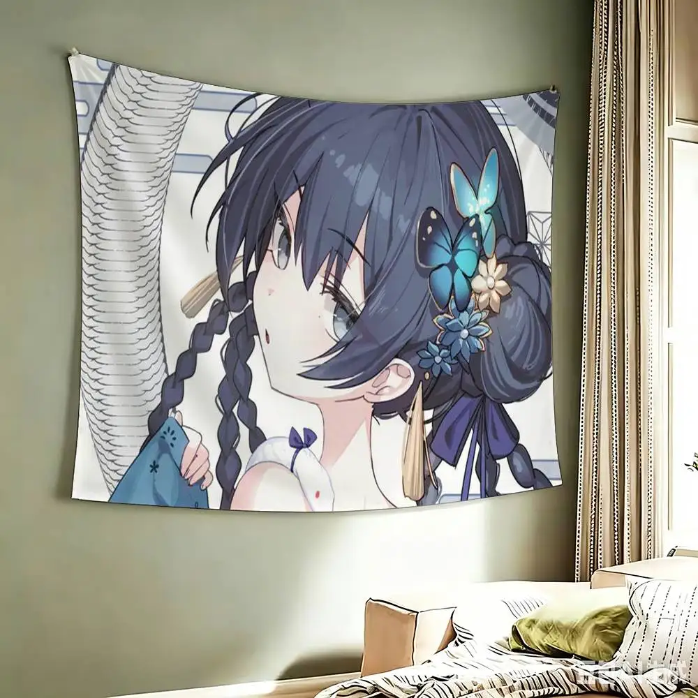 Ryuuge Kisaki Blue Archive   flag Best Price Decoration Outdoor Picnic Party Art Hanging Party