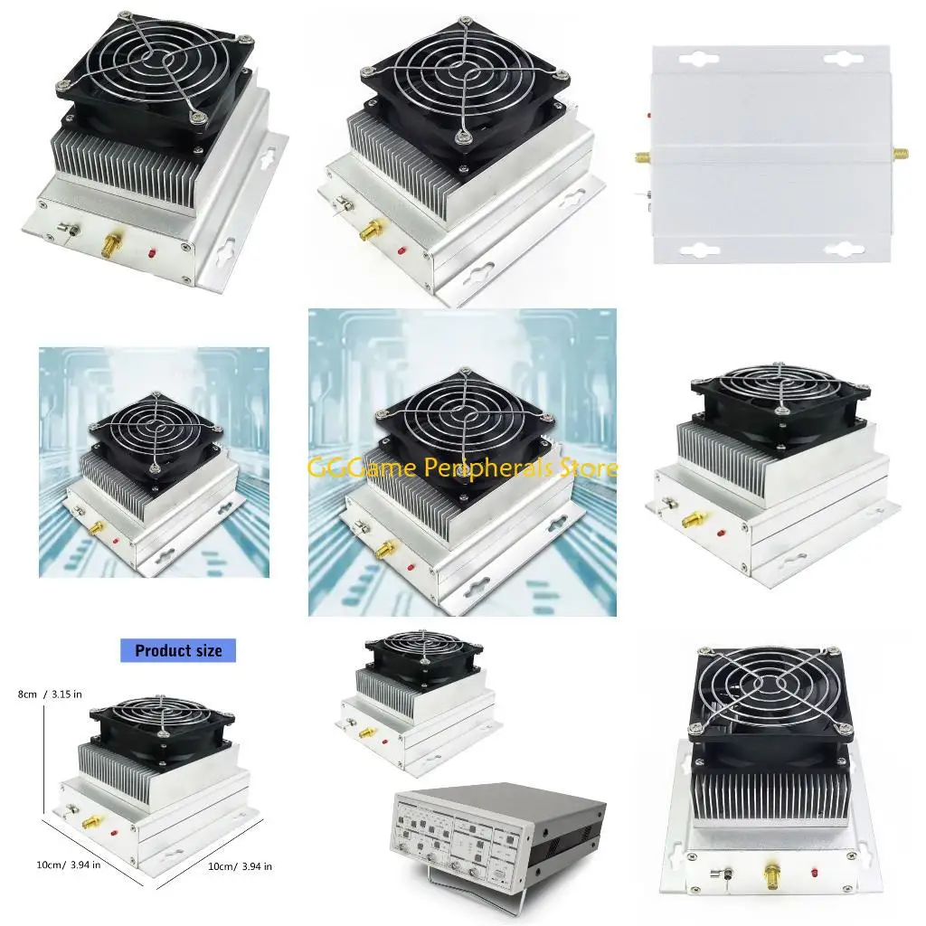 U55B قوي ISC43224 مضخم الطاقة الترددات اللاسلكية 35dB 46-56 فولت المدخلات 1-200 ميجا هرتز النطاق العريض لتعزيز الإشارة #1