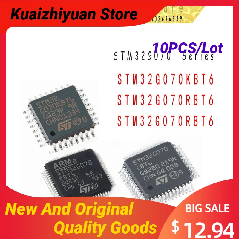 

10PCS/Lot New And Original STM32G070KBT6 STM32G070CBT6 STM32G070RBT6 ARM Cortex-M0 64MHz Flash Quality Goods