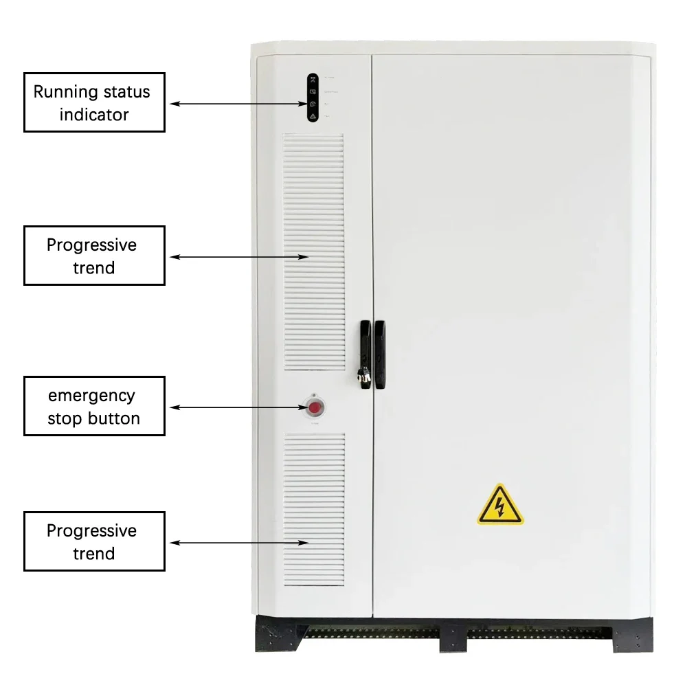 Direct Factory 100kwh-1mwh Industrial Commercial Energy Storage Battery Cabinet High Pressure SMS Lifepo4 Off-Grid Connection