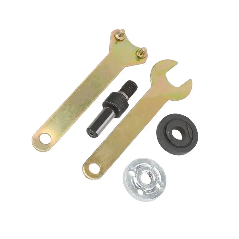1Set with Wrench Electric Drill Conversion Angle Grinder Set for Cutting Disc Polishing Wheel Metal Handle Holder Adapter