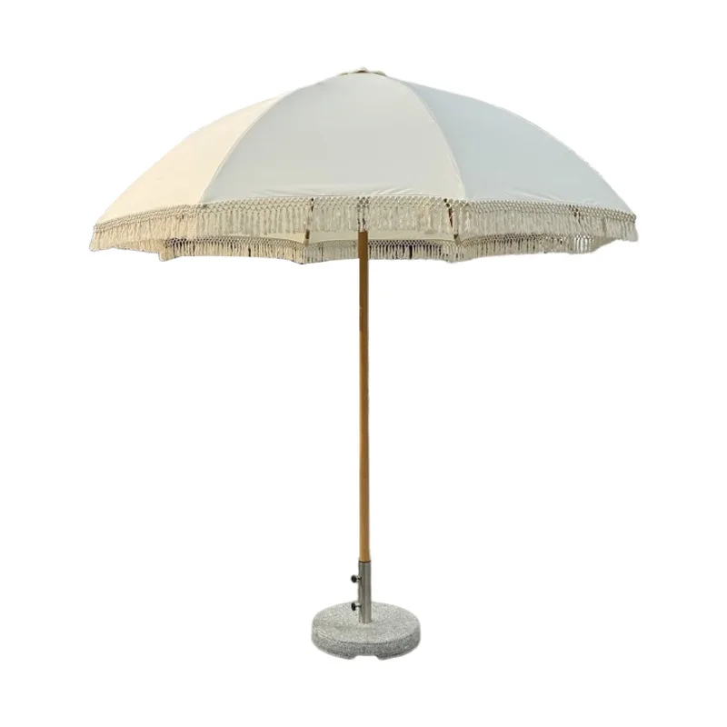 

Outdoor scenic spots: sun umbrellas, villas, aluminum alloy tassels, central columns, sunshades, Sanya beach umbrell