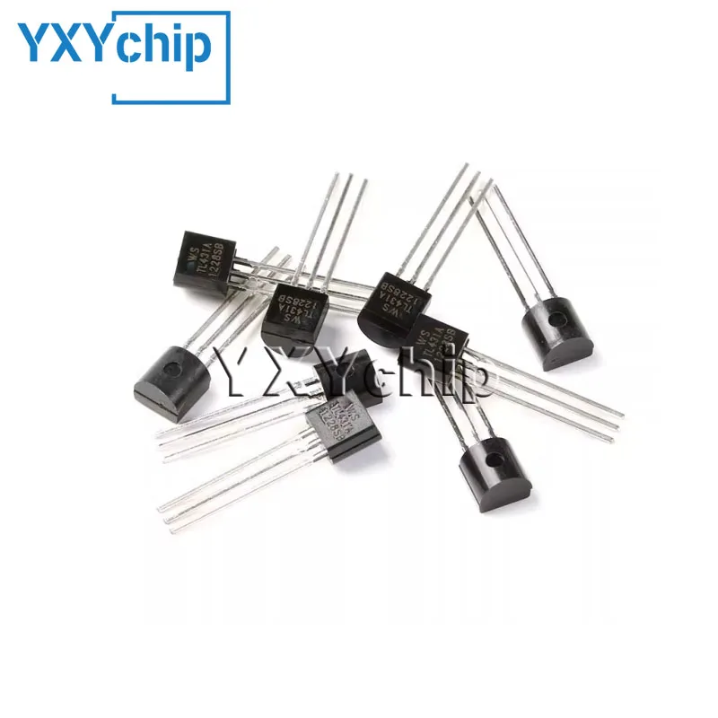 50pcs/lot Tl431 Tl431a To-92 Tl431 431 Dip Regulator Tube Triode Transistor New