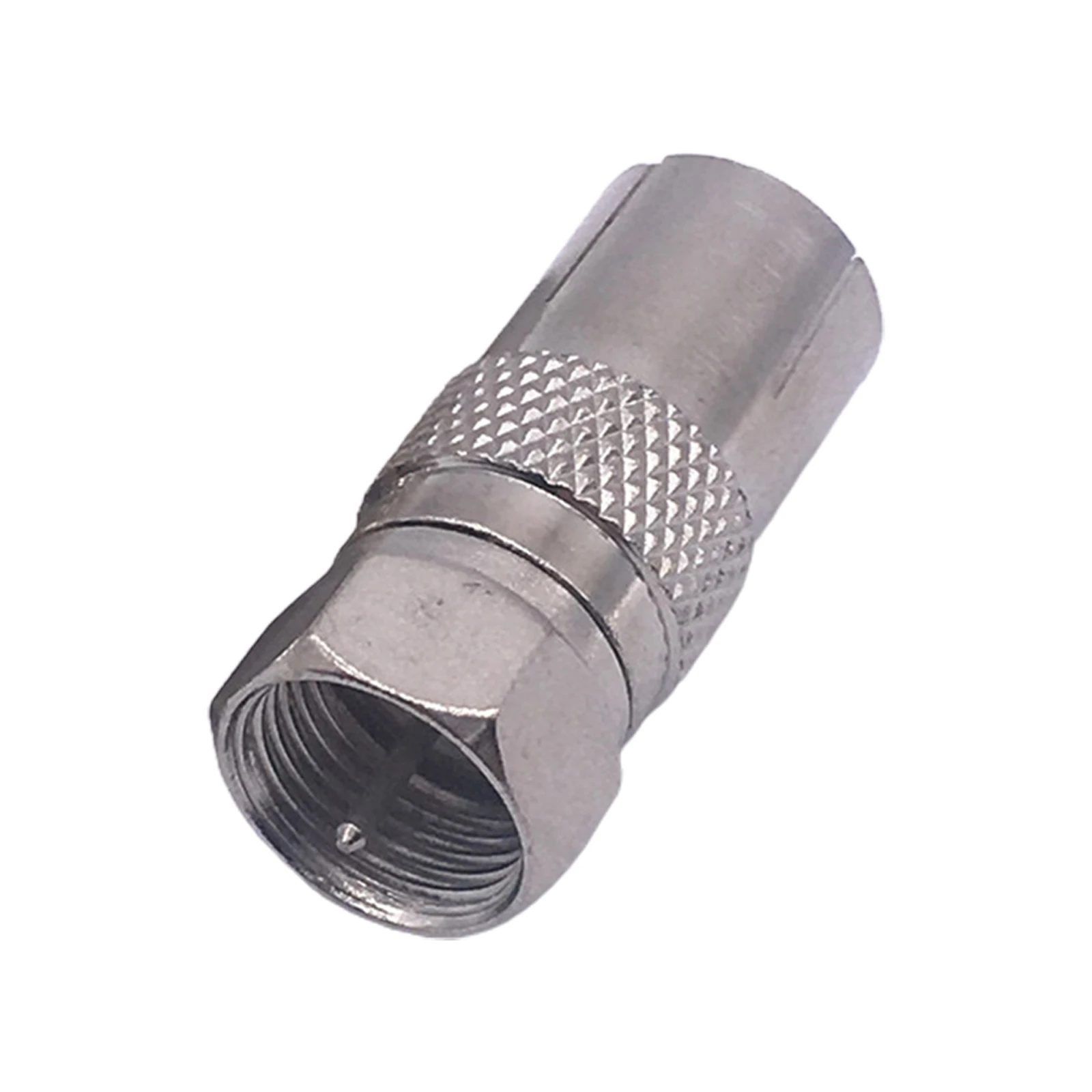 F Male to TV9 5 Female Adapter for Cable TV Clear Reception with Moisture and Flame Resistance Characteristics