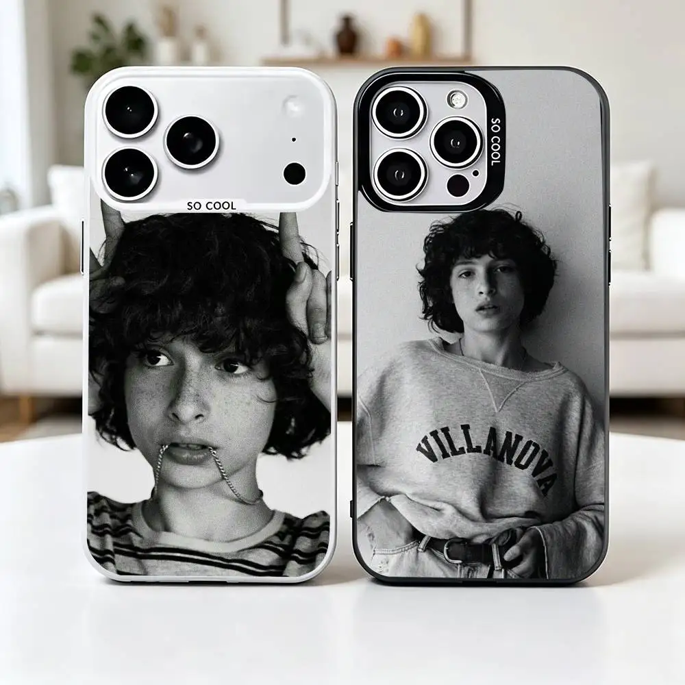 

Finn W-Wolfhard Actor Phone Case For IPhone 17,16,15,14,13,12,11 Plus,Pro Max,XS,Colorful Silver Phone Case Funda Cover