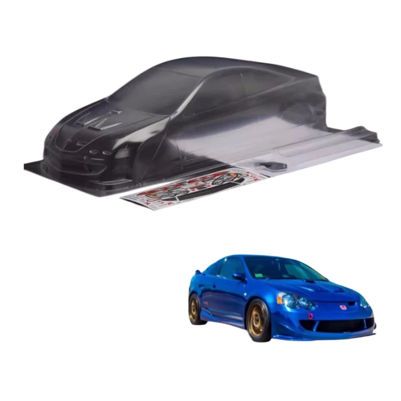 TEAM C RACING 1/10 INTEGRA DC5 TYPER CLEAR BODY SET