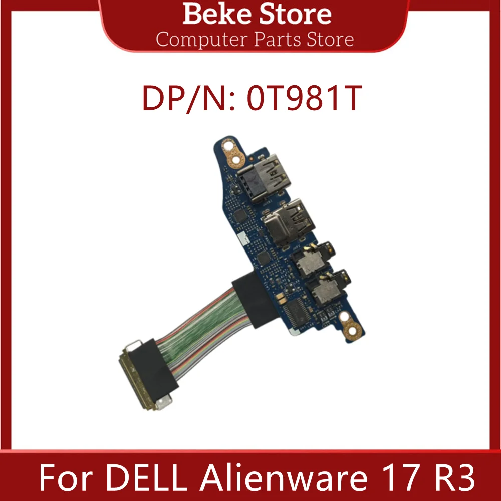 

Beke новая Оригинальная для ноутбука DELL Alienware 17 R3 USB аудио плата с кабелем 0T981T T981T AAPP0 LS-B758P Быстрая доставка