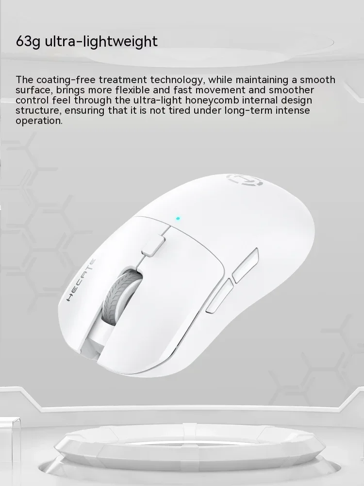 Imagem -04 - Edifier-hecate G3m Pro Tri Mode Mouse Paw3395 sem Fio Bluetooth Leve E-sports Acessório Gamer Computador pc Presente