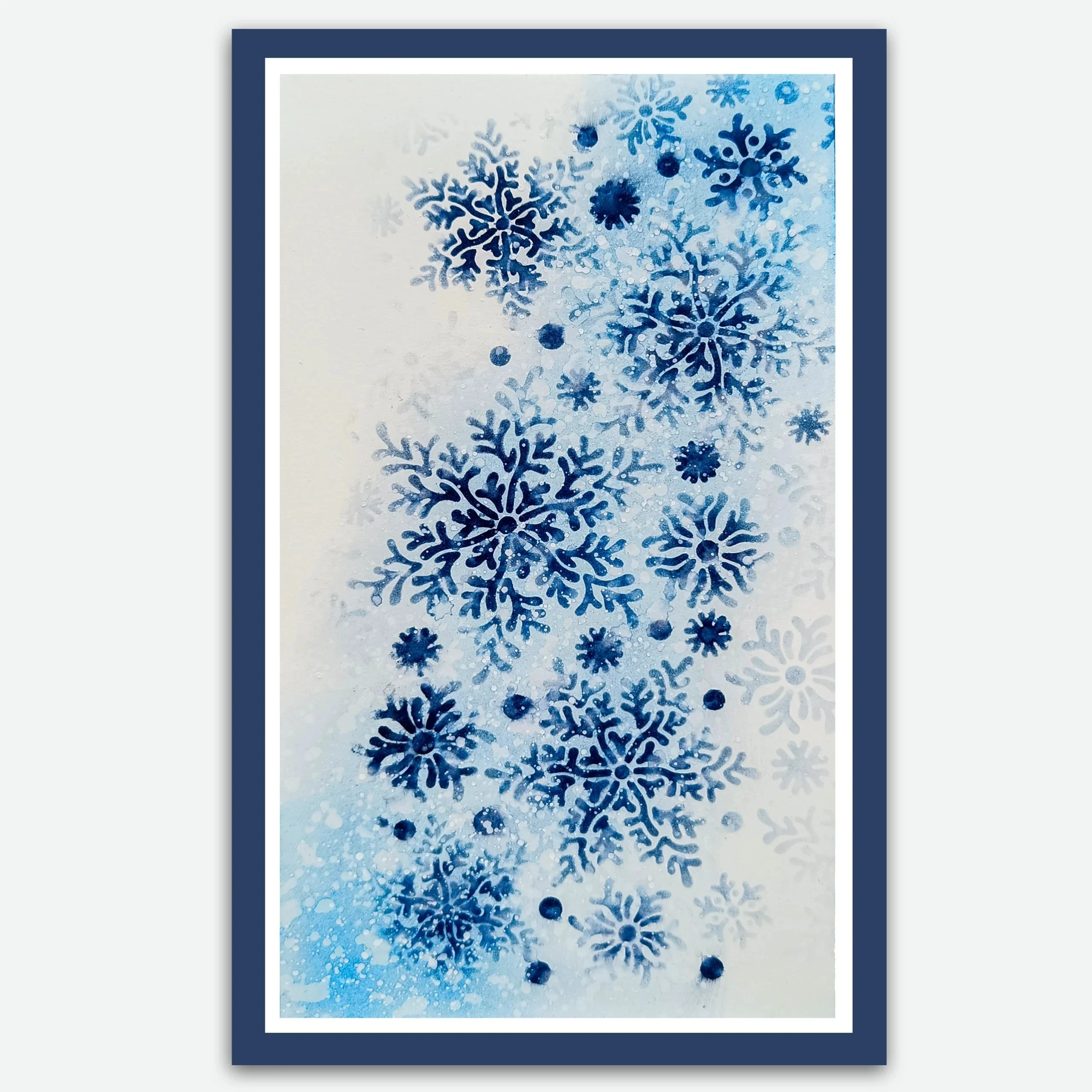 

Christmas 2025 Snowflakes Stencil for DIY Making Card Scrapbook Embossed Paper Album Craft Supplies Template Decoration New