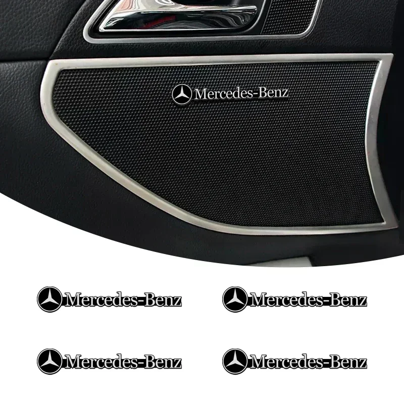 Декоративная 3D-эмблема из алюминия, наклейка-деколь для автомобиля, аксессуары для Mercedes Benz W220 W205 W211 W212 GLC GLS AMG W203