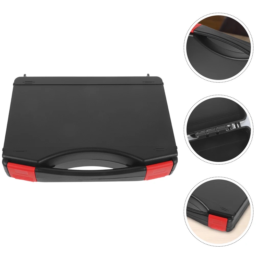 s Multifunctional Empty Tool Plastic Tool Box With H Plastic Portable Storage Case Black Color Waterproof Tools ganizer