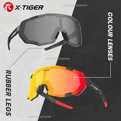 X-TIGER Polarized Cycling Glasses JTS Sports Sunglasses UV400 Bike Bicycle Eyewear Outdoor Baseball Fishing Glasses Multi Color