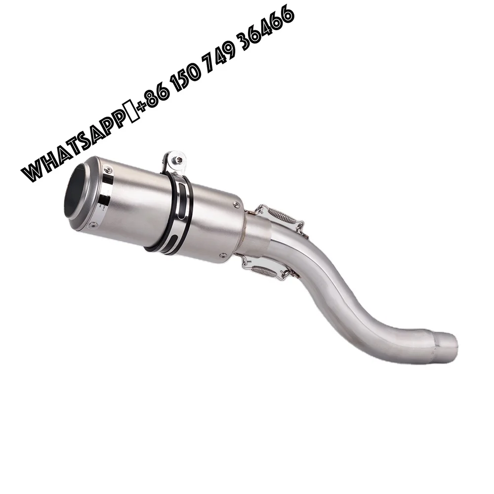 Slip on for DAYTONA 675 2006 - 2012 Motorcycle Exhaust Escape System Modified Carbon Fiber Muffler With Middle Link Pipe
