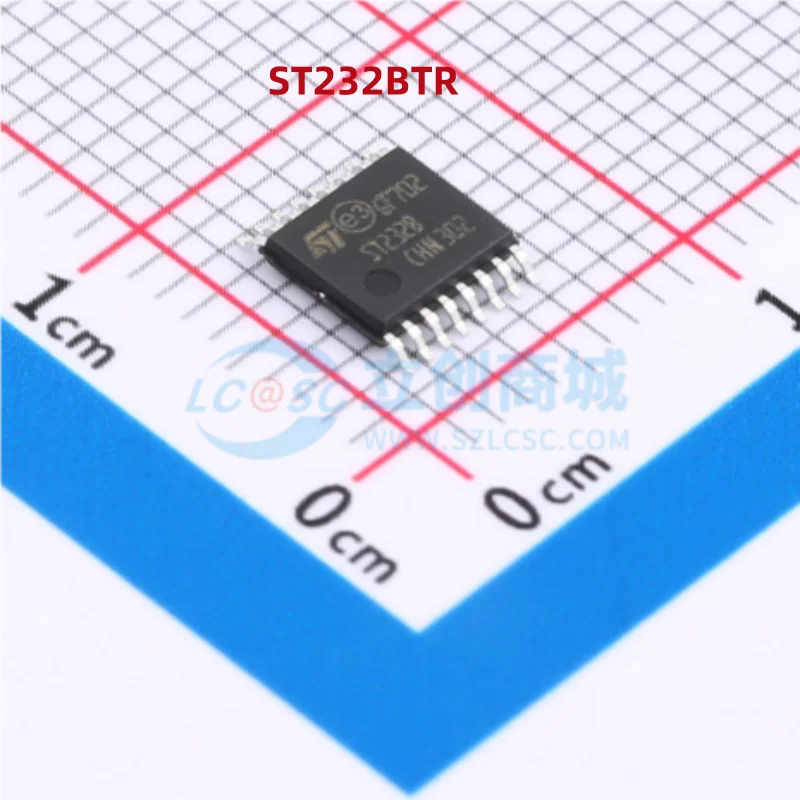 

5PCS 100% New ST232BTR ST202EBTR ST3232CTR TSSOP-16 Brand New Original Chips ic