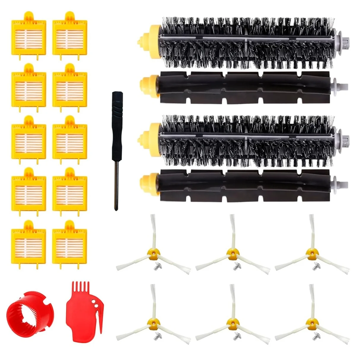 For IRobot Roomba 700 Main Side Brush Hepa Filter 720, 730, 750, 760, 765, 770, 772, 776, 780, 782, 785, 790 Spare Parts