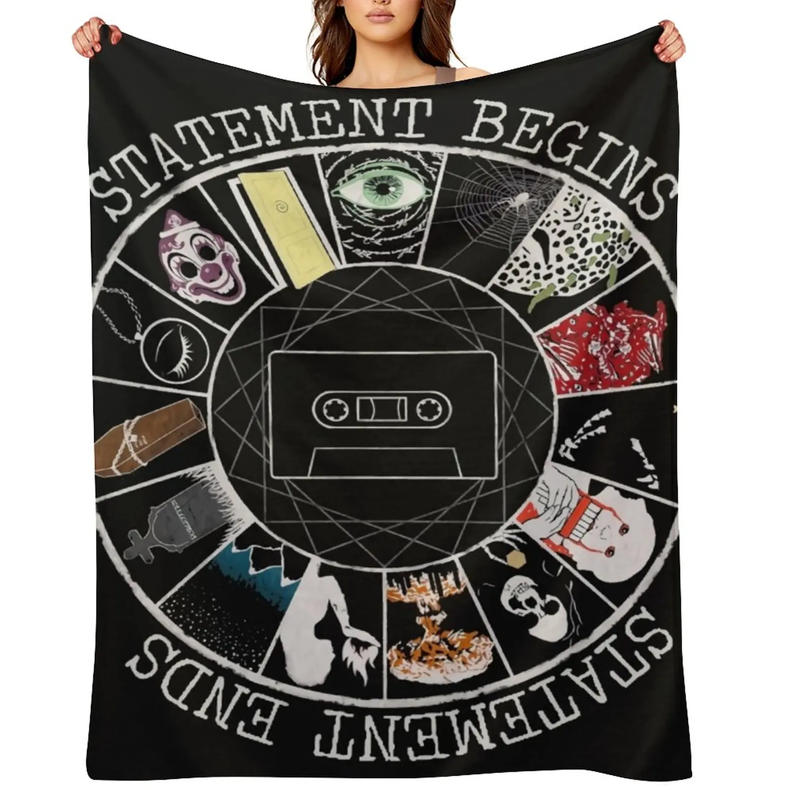 the magnus archives, magnus archives, podcast, rusty quill, archives, magnus Throw Blanket Shaggy Stuffeds Hairy Blankets