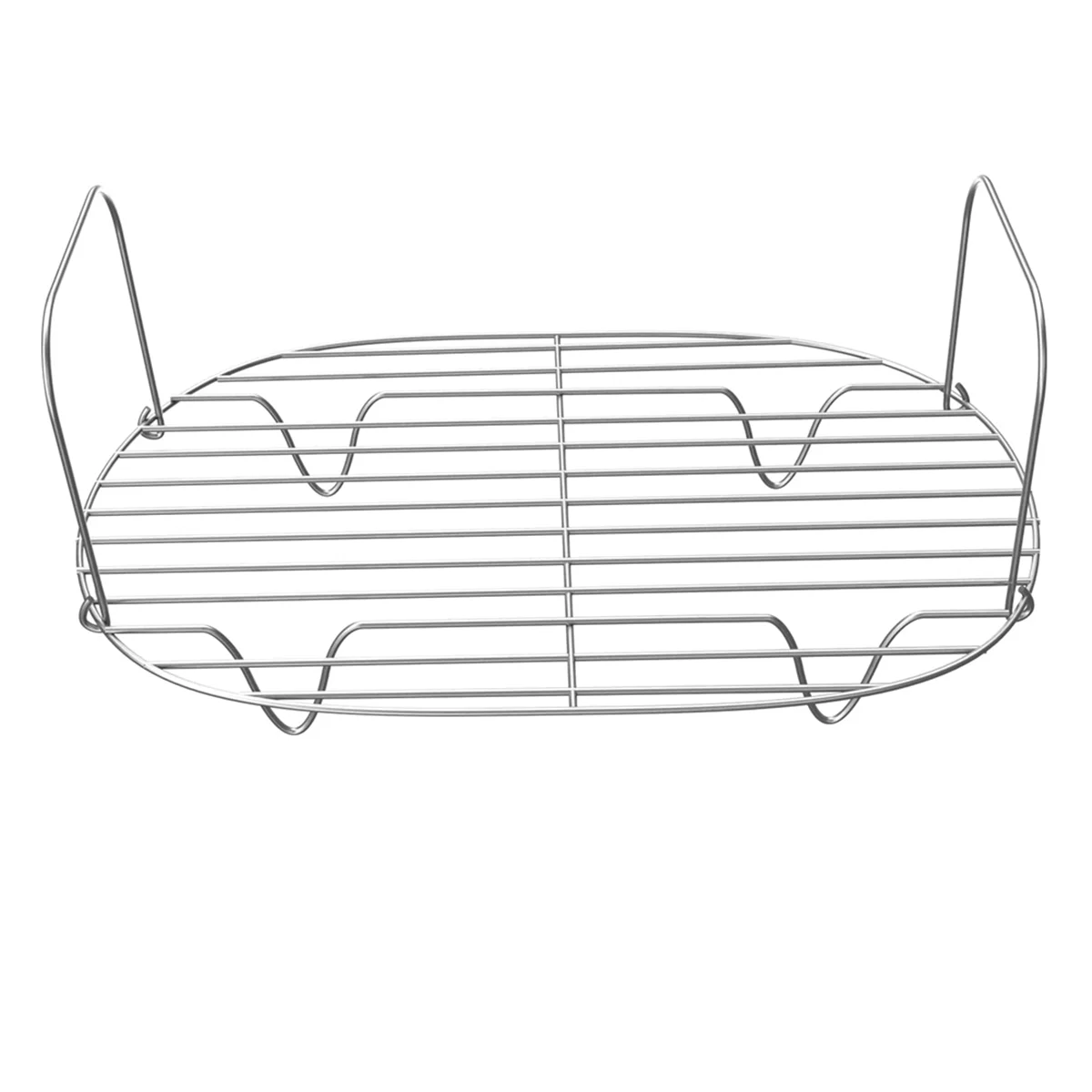 

A71P Chorme Coated Steamer Rack - Steam and Roast Rack Accessories Replacement for Foodi Possible Cooker Pro 8.5 Qt