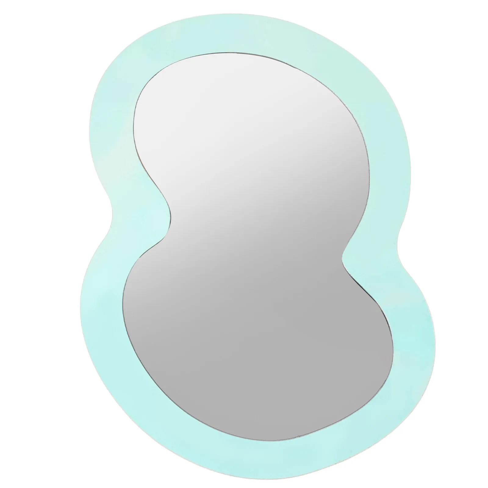 Locker Magnetic Mirror Large Surface Unique Shape Easy Attachment Magnetic Mirror for School Locker Mini Fridge Decorative