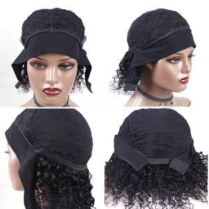 10 Main Sales Short Black Wig - №8