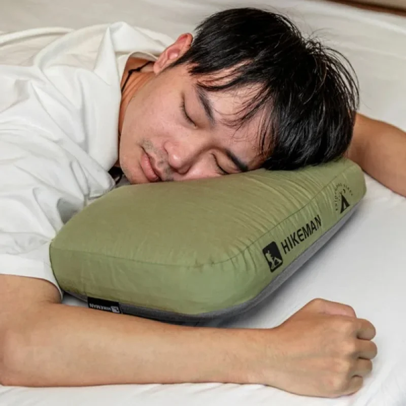 Memory Foam Pillow for Outdoor Camping, Travel, and Neck Support - Portable Nap Pillow with Slow Rebound Memory Foam