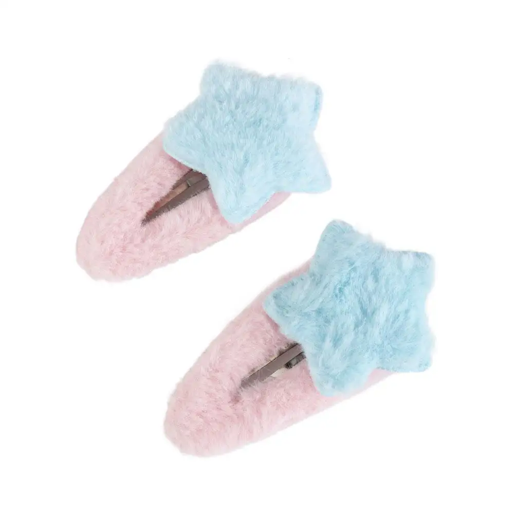 

Trendy Minimalist Style Star Hair Clip Hair Accessories Headdress BB Hairpins Ornament Sweet Fluffy Barrettes Photograh