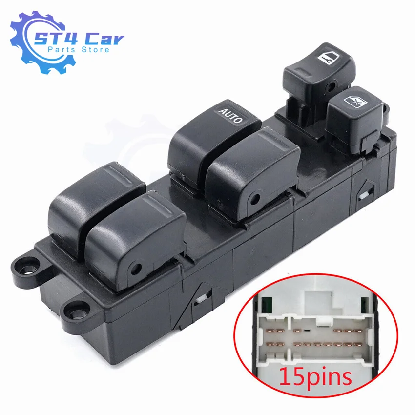 

25401-VB000 Window Lifter Master Control Switch Front Left For Nissan Sentra 2000 2001 2002 2003 2004 2005 2006