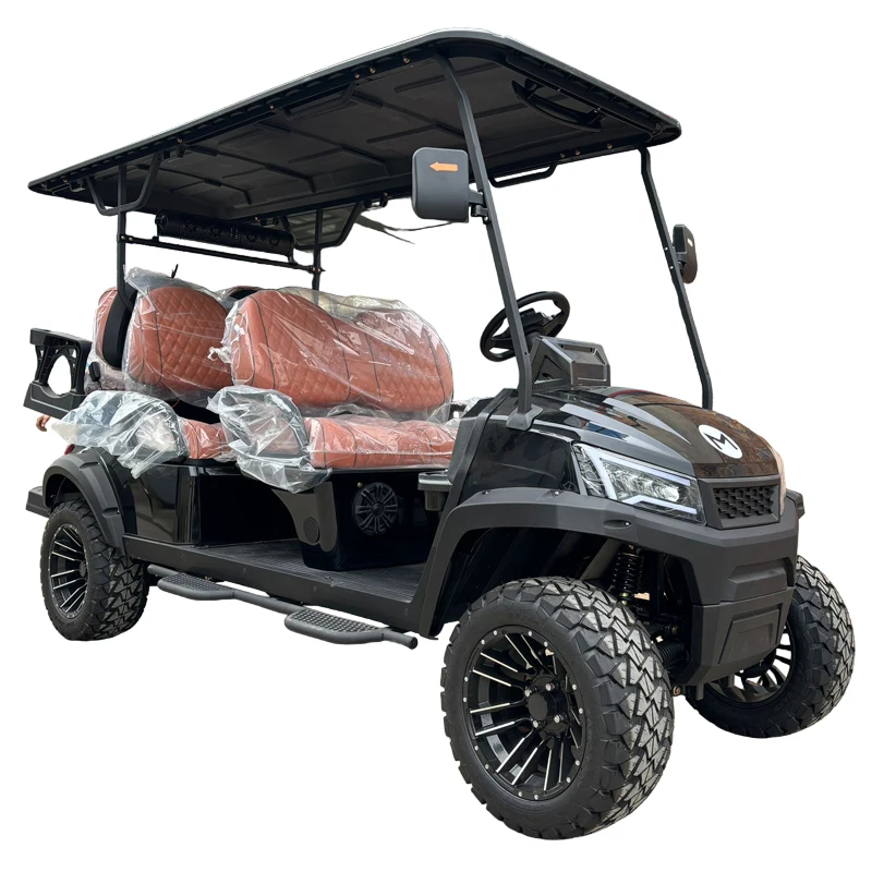 CE DOT Certification 4000W 5000W 7500W 4 Wheel Push Golf Carts Prices 6 Seater Electric Car Buggy Golf Cart