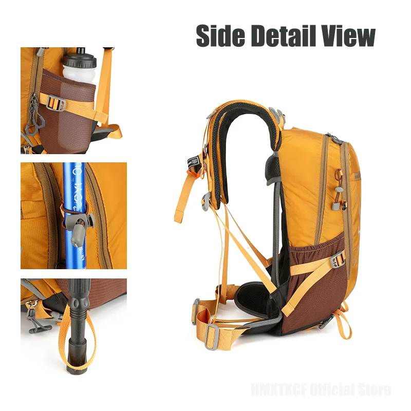 حقيبة ظهر خفيفة الوزن للمشي لمسافات طويلة للرجال والنساء، حقيبة نهارية قابلة للتنفس، تسلق الجبال، التخييم، 30 لترًا