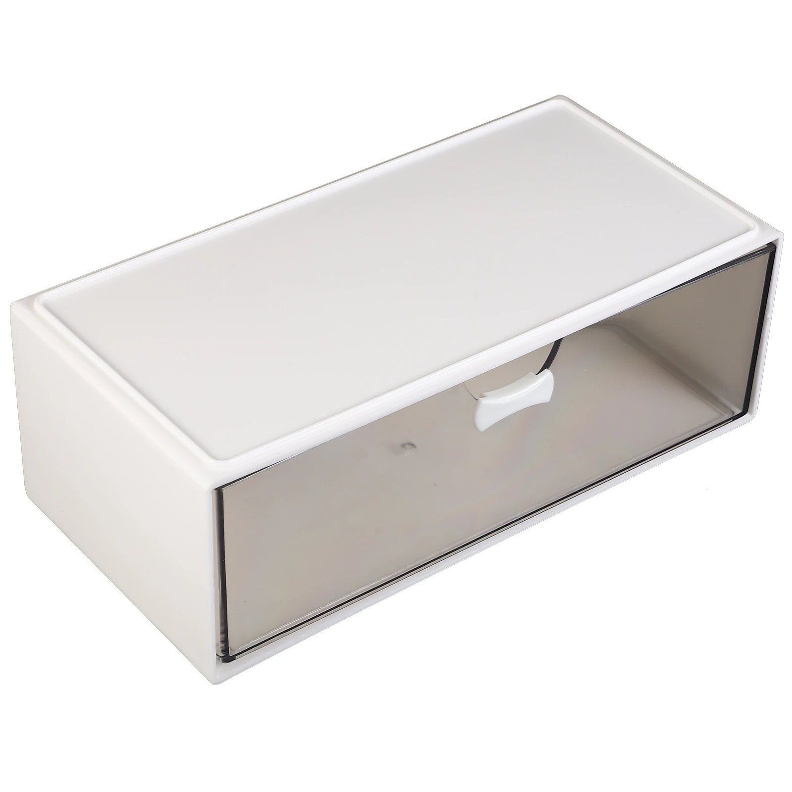 

Transparent Drawer Storage Box Clear Organiser Multi-layer Small Plastic Desk Office Stationery Organizer