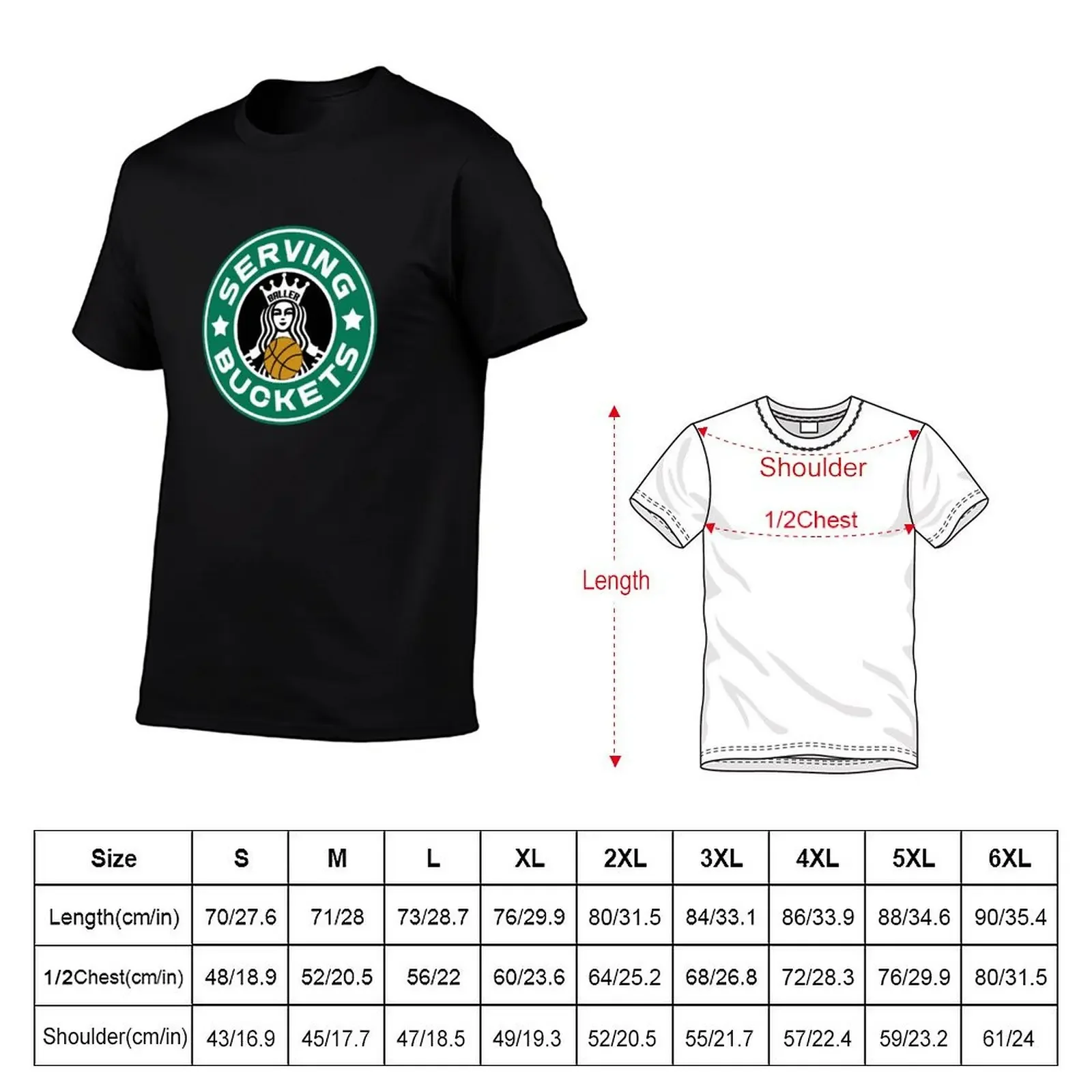 Basketball Serving Buckets T-Shirt essential t shirt Short sleeve tee heavy weight t shirts for men