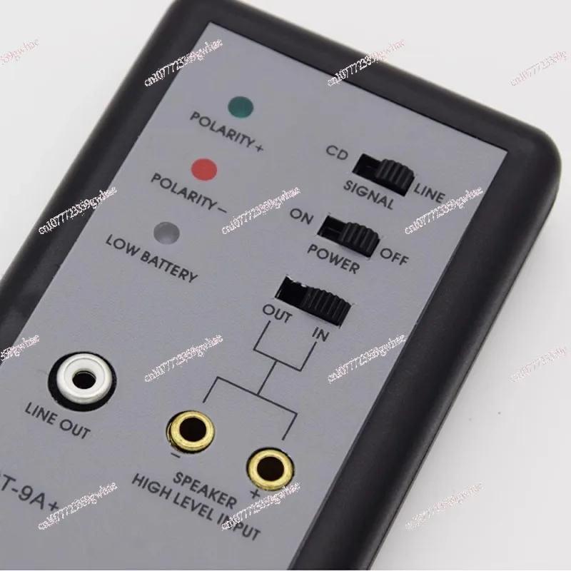 Car audio modification, horn test phase meter, speaker positive and negative detector