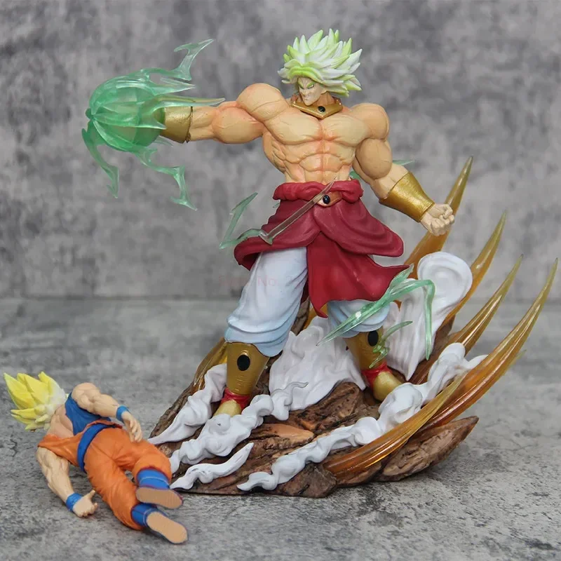 New Anime Broly Dragon Ball Figures Broli Vs Goku Action Figures Pvc Super Saiyan Son Goku Model Collection Ornaments Toys Gifts