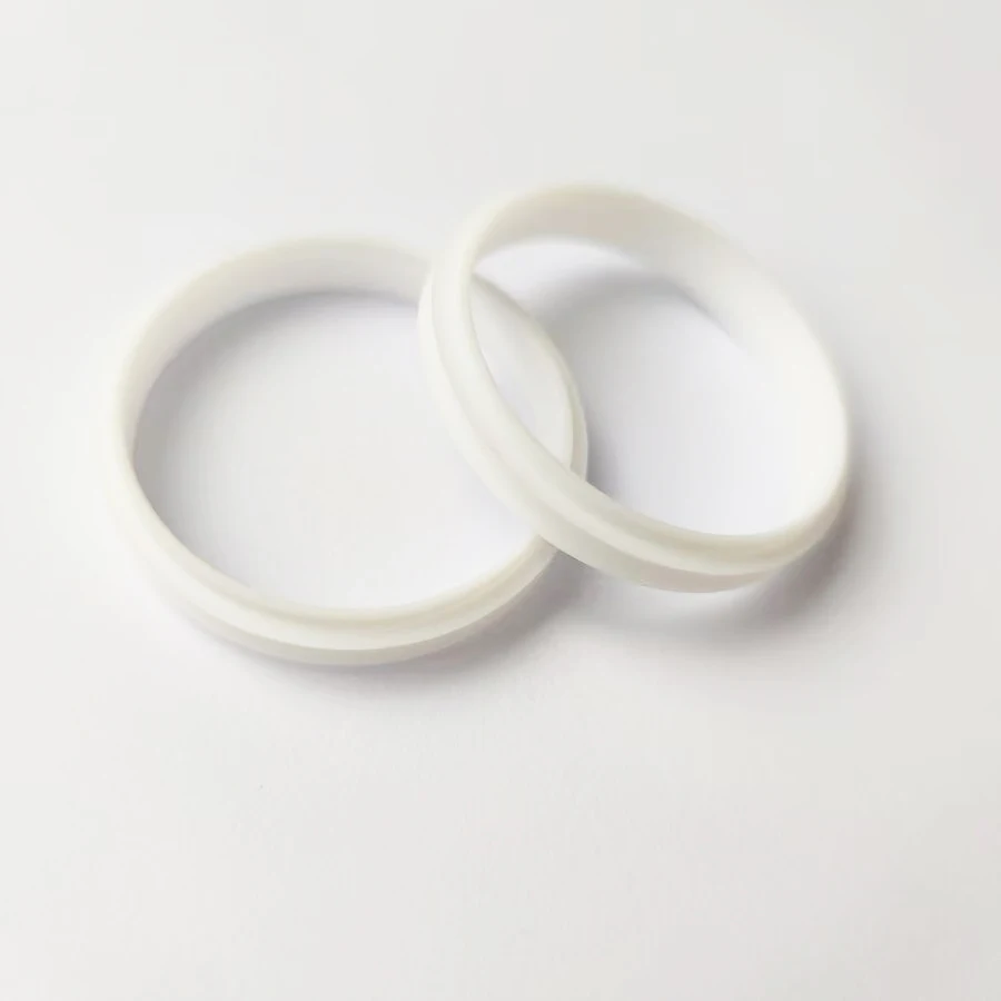 ISO-KF vacuum center bracket sealing ring PTFE FKM bracket sealing ring Anti-static insulating vacuum PTFE bracket NW ISO100