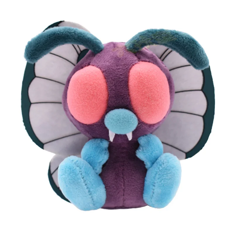 Pokemon 13cm Kawaii Butterfree Action Figure Doll Animal Butterfly Soft Pillow Toys Charm Birthday Gift for Kids Friends