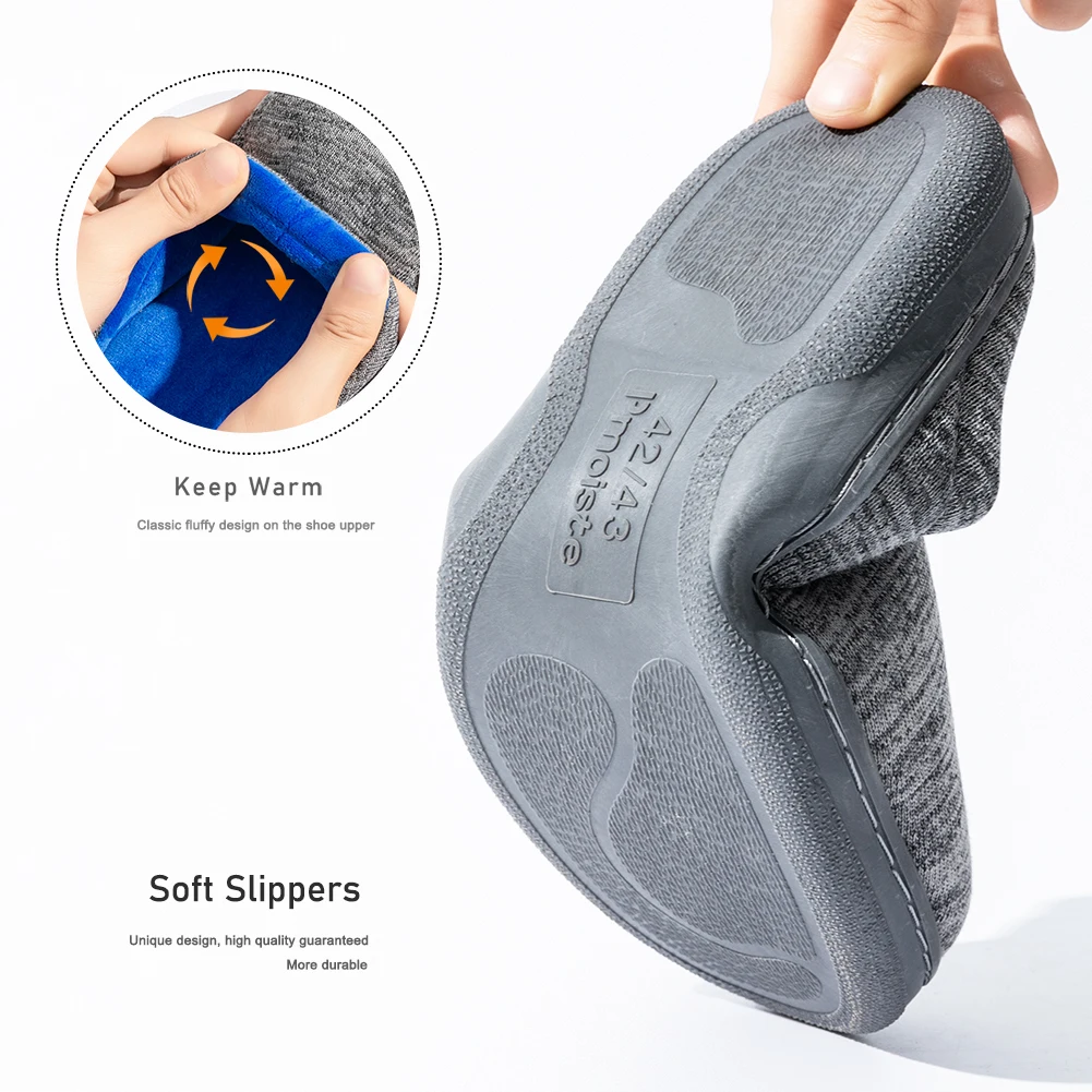 Winter men's embroidered slipp - Insole Memory Foam review and price