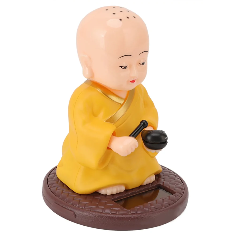 Monk Car Interior Cute Monk Car Ornament Automatic Waving Beautiful Present Car Interior Decoration Home Decoration