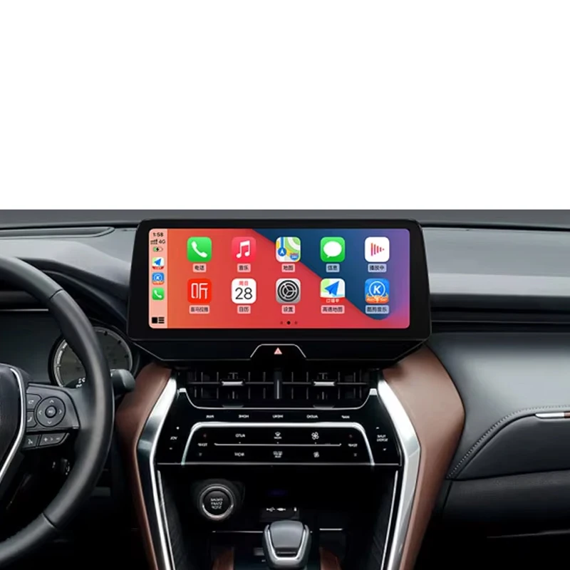 

12,3-дюймовый сенсорный экран Android автомобильный радиоприемник с Carplay GPS-навигацией мультимедийный плеер для Toyota Harrier-venza 2020-2022