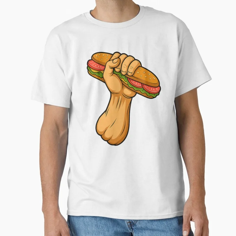 Washington Sandwich Guy 2025 Anti trump freedom Funny t shirt for man S-6XL Large size Tops 100% cotton print Clothes