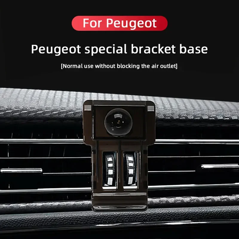 For Peugeot 408 3008 4008 5008 308 508 Special Mobile Phone Holder Bracket Base Dedicated Phone Stand Mount Air outlet Accessory