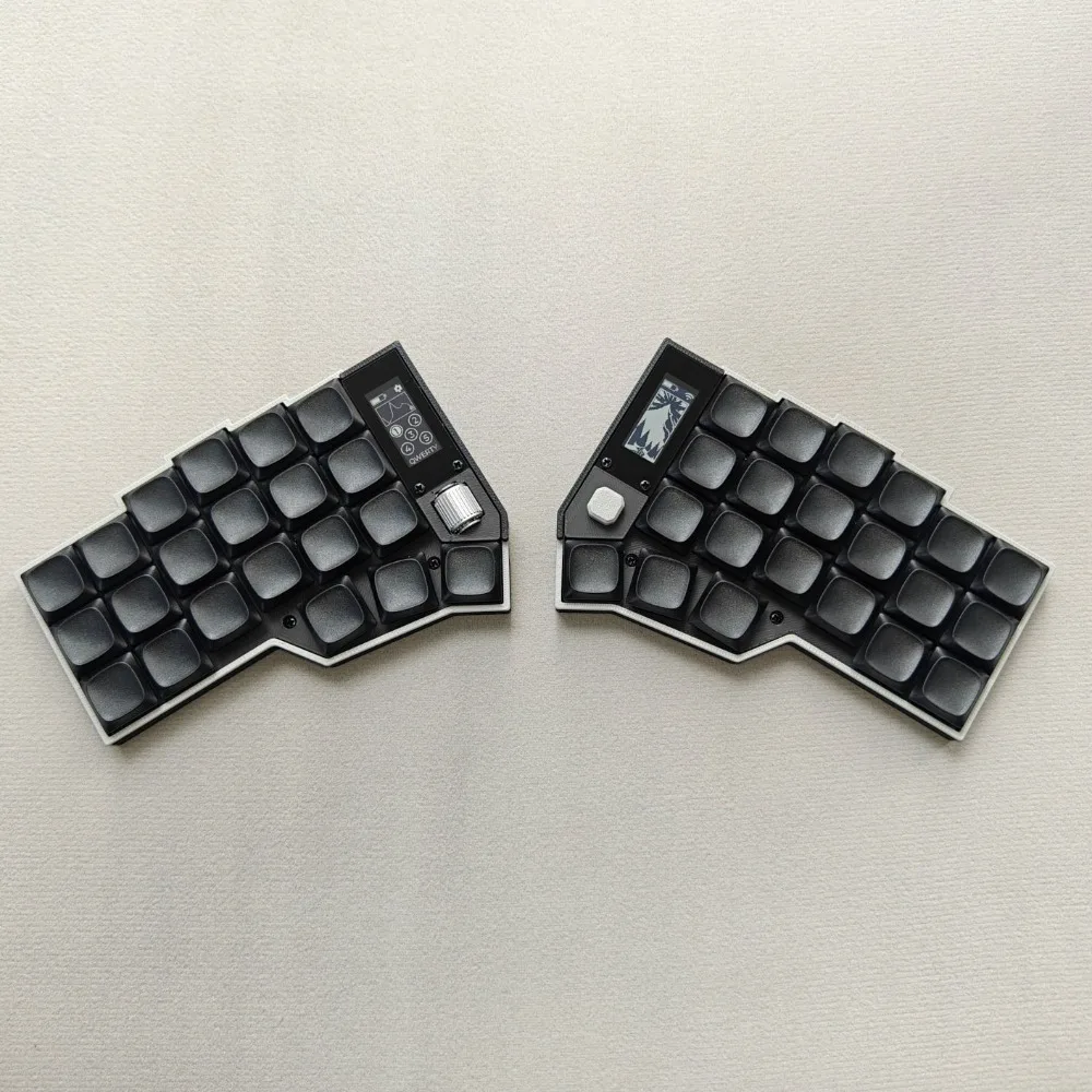Corne Split Keyboard Kit Dual-Mode Wireless Bluetooth Low Profile Hot Swap Office Pc Accessories RGB Screen Ultra-thin Keyboard