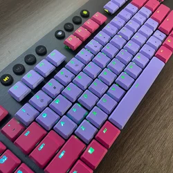 Backlit ABS Keycaps for Logitech G915/G913/G815/G813 TKL RGB Mechanical Keyboard,111 Full Keys,Shine Through DIY Colored Keycaps