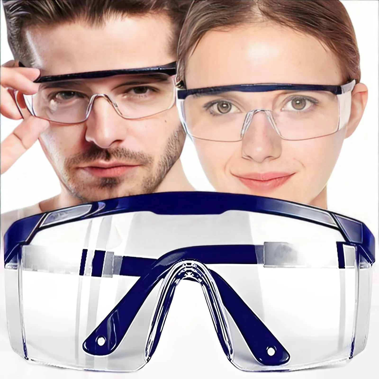 Anti-Splash Eye Protection Work Safety Goggles Windproof Dustproof Protective Glasses Optical Lens Frame Cycling Glasses Goggles