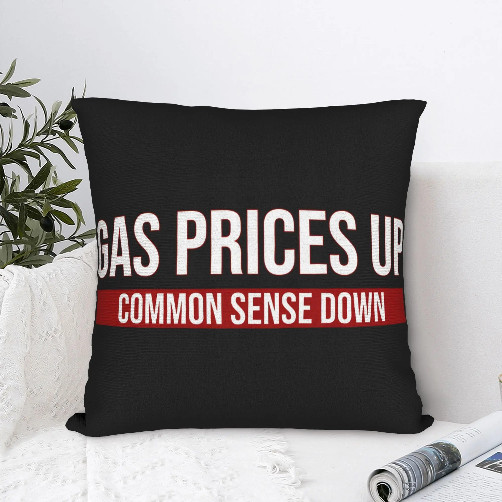 Make Gas Prices Great Again Pillow Cover  Soft Cushion Cover Novelty Pillow Case For Living Room Bed Chair