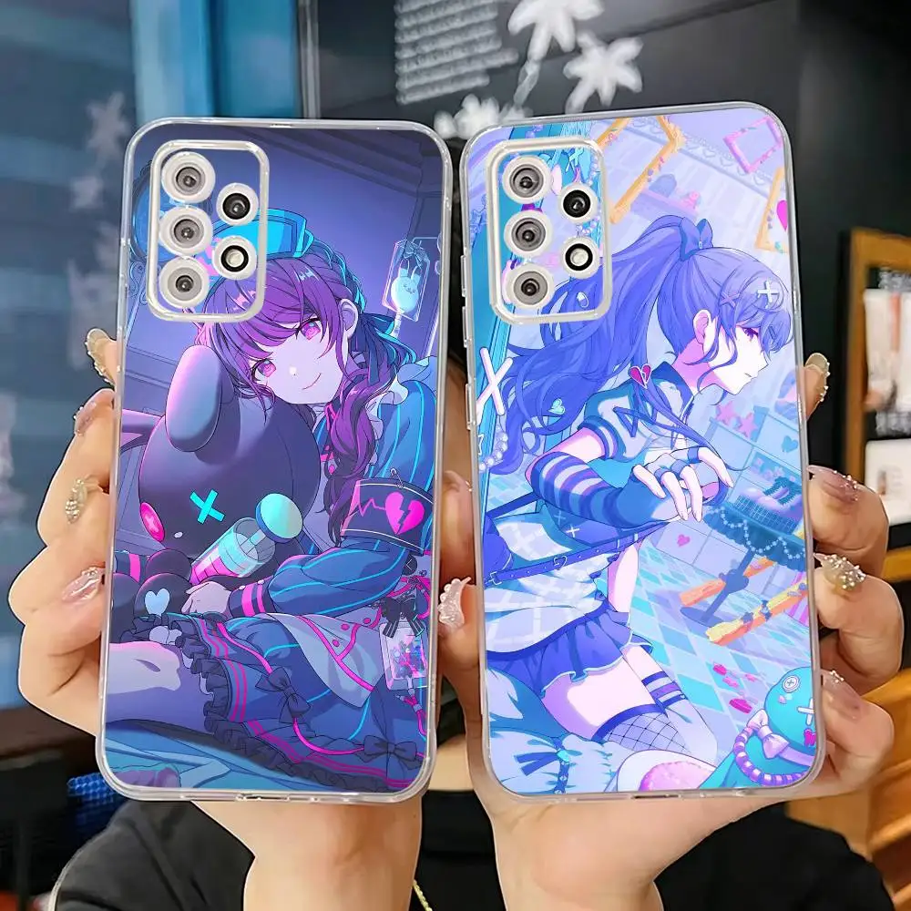 Project SEKAI Asahina Mafuyu PJSK Phone Case Transparent Silicone Soft For Samsung S30 S25 S24 S23 S22 S21 Ultra Plus