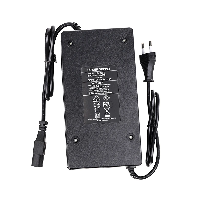 For Citycoco Harley Electric Scooter European Standard EU 60V 5A Battery Charger Power Supply 67.2V 5A US Power Charger Parts