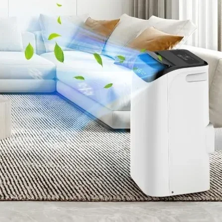 AC portabel untuk kamar tidur, Unit AC pendingin dengan kipas & Dehumidifier, ruang Keren Cerdas